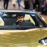 Le auto ricoperte d'oro del principe saudita
