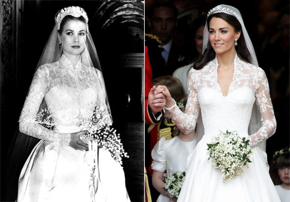 Grace Kelly, Kate Middleton: matrimonio a confronto FOTO