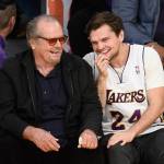 Jack Nicholson alla partita di basket col filgio Ray 3