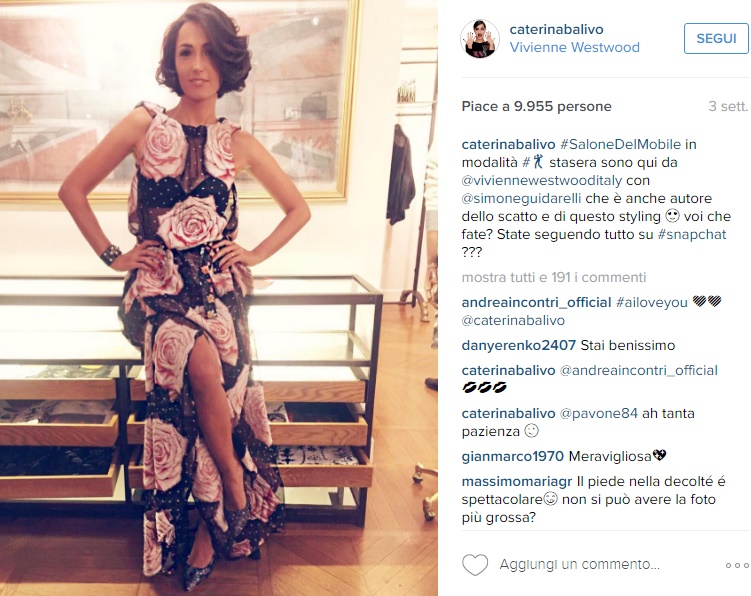 Caterina Balivo: vestitini corti e gambe in vista FOTO