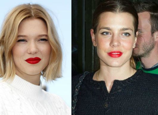 Charlotte Casiraghi, Léa Seydoux: labbra impeccabili FOTO