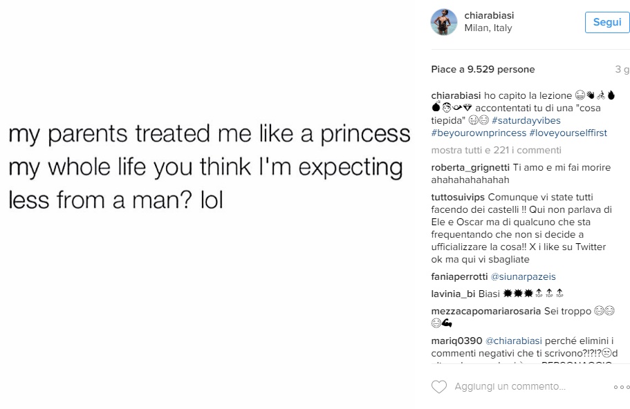 Eleonora Rocchini a Chiara Biasi: "Io plebea? Almeno sono..."