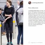 Kate Middleton casual: skinny aderenti e sneakers FOTO