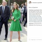 Kate Middleton super chic: cappotto verde riciclato FOTO