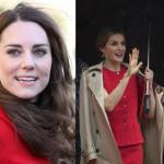 Kate Middleton, Letizia Ortiz: impeccabili in rosso FOTO