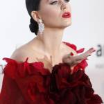 Katy Perry, abito rosso firmato Marchesa a Cannes FOTO