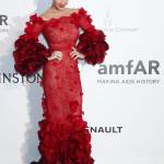 Katy Perry, abito rosso firmato Marchesa a Cannes FOTO