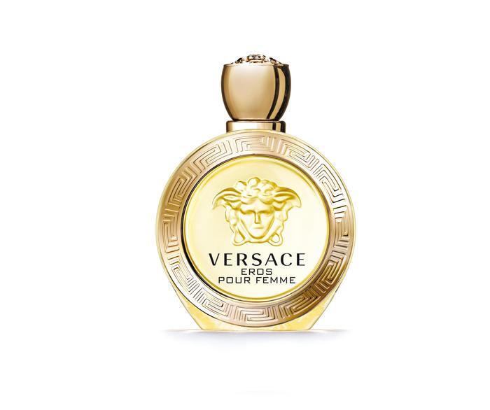Versace lancia Eros, fragranza femminile del potere