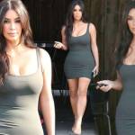 Kim Kardashian ha perso i chili post-parto FOTO col miniabito1