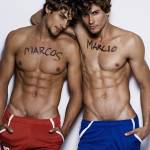 Marcio e Marcos Patriota, modelli gemelli brasiliani sfilano insieme8