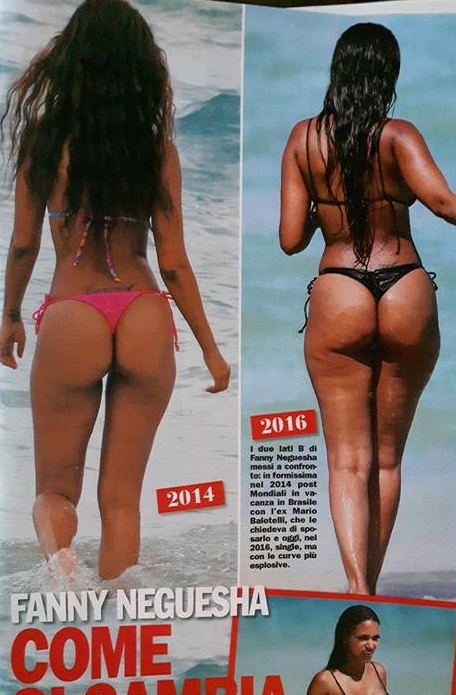 Fanny Neguesha, cellulite in vista: fisico... non al top FOTO