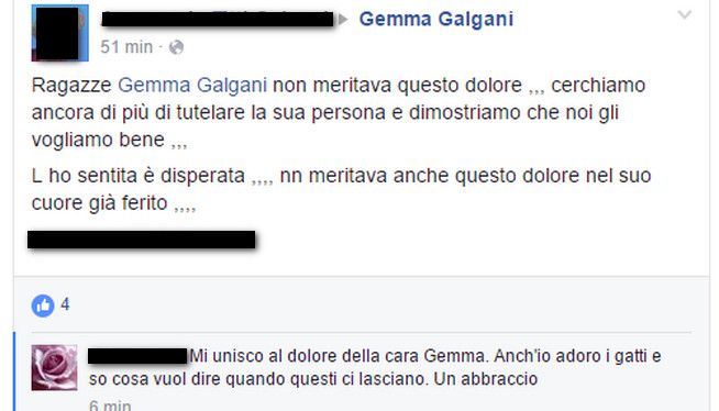 Gemma Galgani, gatto Piripicchio morto? Mistero su Facebook