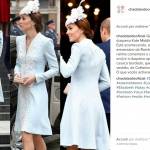 Kate Middleton, pastello mania: vestito azzurro e tacchi FOTO