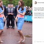 Kate Middleton, look moderno: tubino corto e tacchi FOTO