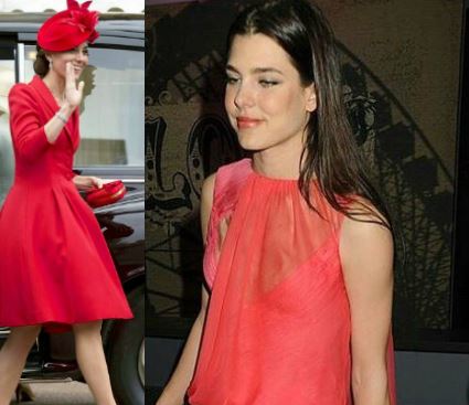 Kate Middleton, Charlotte Casiraghi: passione rosso FOTO