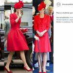 Kate Middleton, Charlotte Casiraghi: passione rosso FOTO