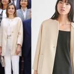 Letizia Ortiz impeccabile: giacca low cost e tacchi alti FOTO