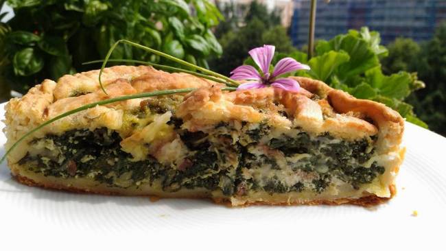 Torta Salata di Coste con Finta Pasta Sfoglia