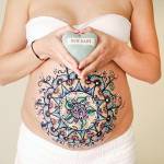 Body painting su pancione donne in gravidanza2