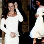 Kate Middleton splendida: abito bianco e sandali con tacco FOTO