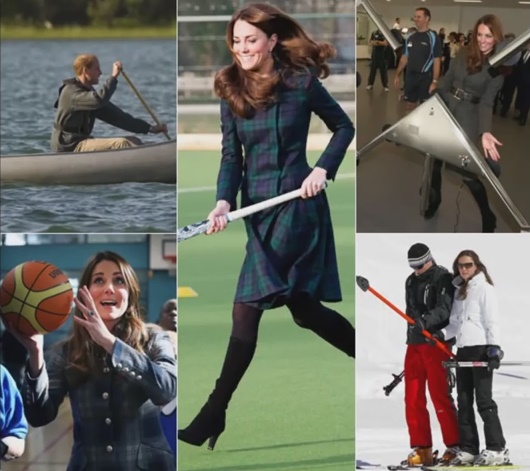 Kate Middleton, i momenti sportivi... con o senza tacchi FOTO