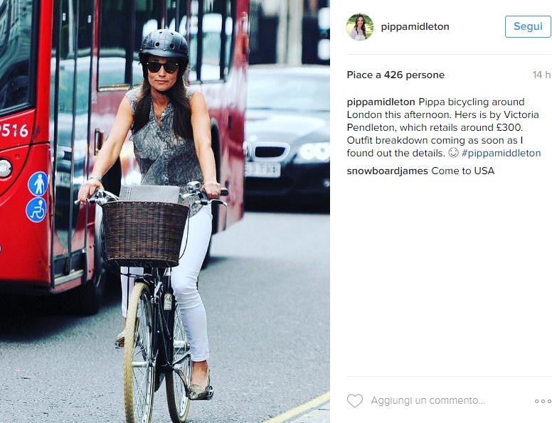 Kate Middleton, sorella Pippa in bici e... anello in vista FOTO