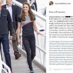Kate Middleton sporty chic: jeans skinny, polo e zeppe FOTO