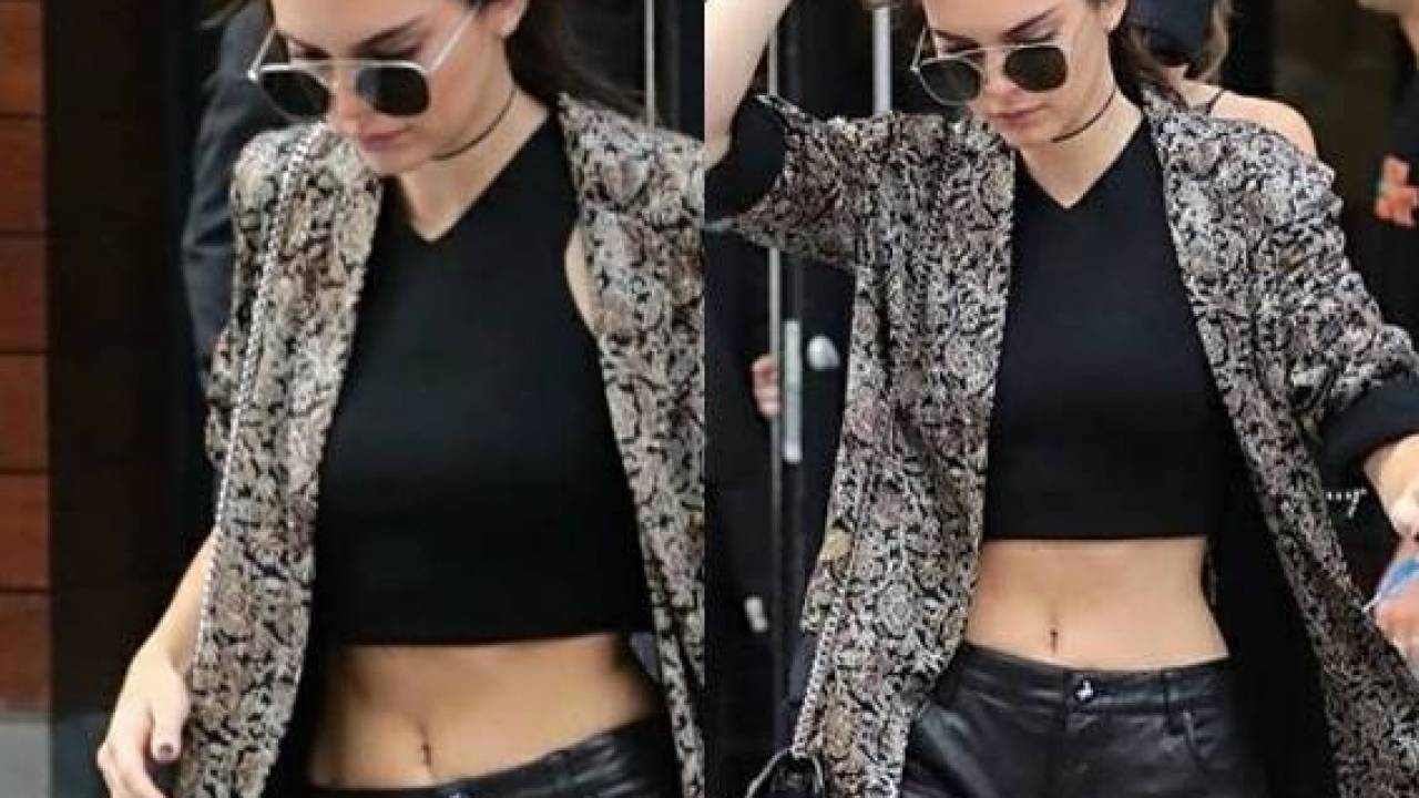 pantaloncini in pelle neri