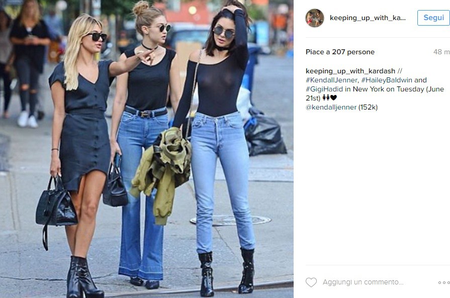 Kendall Jenner scandalosa: sotto la maglia... FOTO