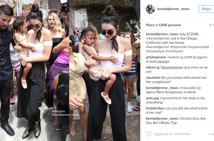 Kendall Jenner scandalosa: sotto la maglia... FOTO