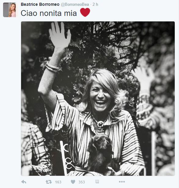Marta Marzotto è morta: nipote Beatrice Borromeo la ricorda così FOTO