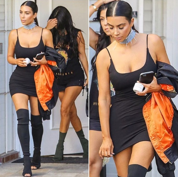 Kim Kardashian sempre più magra: tubino cortissimo VIDEO-FOTO