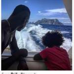 Mario Balotelli in vacanza con la piccola Pia4
