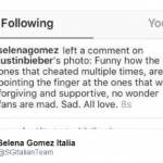 Selena Gomez e Justin Bieber si sono traditi? Quelle frasi... FOTO