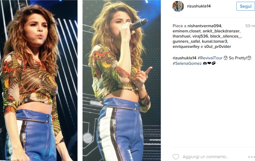 Selena Gomez: i look più sensuali del Revival Tour FOTO