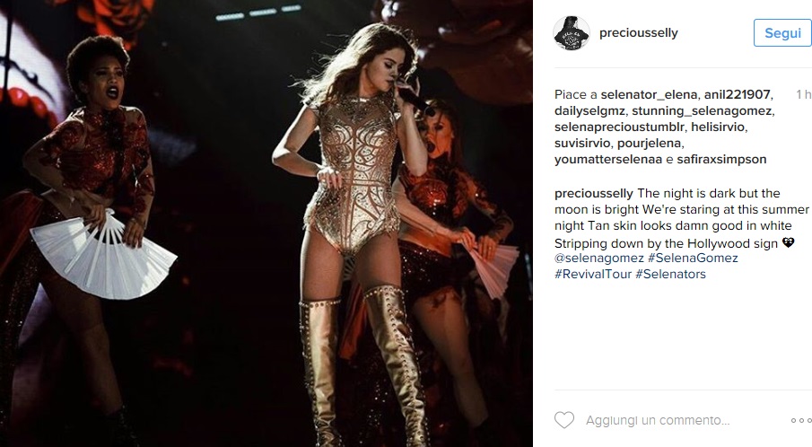 Selena Gomez: i look più sensuali del Revival Tour FOTO
