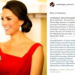 Kate Middleton impeccabile: abito rosso fuoco e tacchi FOTO