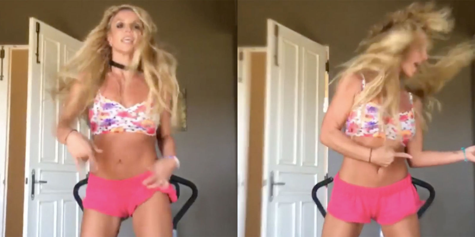 Britney Spears balla a casa VIDEO: corpo tonico, forma ecellente