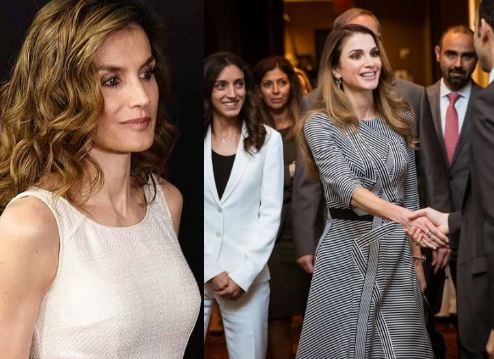 Letizia Ortiz, Rania di Giordania: sfida di eleganza FOTO