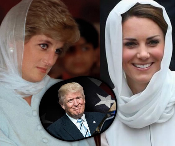 Kate Middleton, il retroscena nascosto tra Lady Diana e Trump