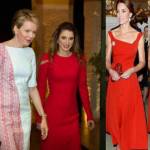 Rania di Giordania, Kate Middleton: quando il rosso è eleganza FOTO