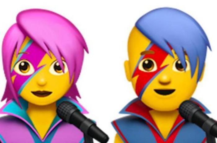 David Bowie versione emoji, ecco le faccine col fulmine