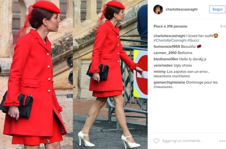 Charlotte Casiraghi, Kate Middleton impeccabili in rosso FOTO
