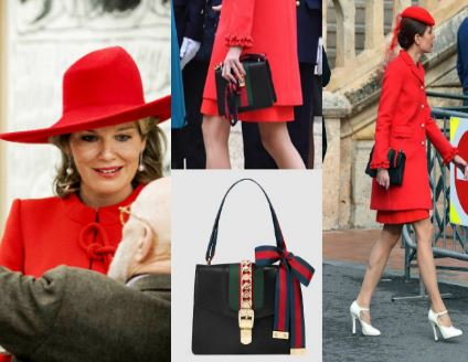 Marion Cotillard come Charlotte Casiraghi: diva in rosso