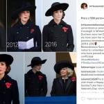 Kate Middleton: total black riciclato al Remembrance Day FOTO