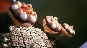 Cheesecake al Cucchiaio ai Cachi, Vaniglia e Cioccolato