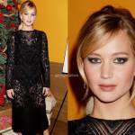 Jennifer Lawrence sensuale: look nero vedo non vedo FOTO