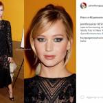 Jennifer Lawrence sensuale: look nero vedo non vedo FOTO