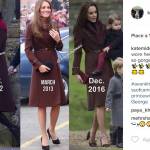 Kate Middleton look: cappotto burgundy riciclato... 4 volte FOTO