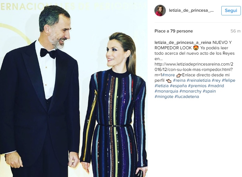 Letizia Ortiz incanta: look multicolor per la regina FOTO